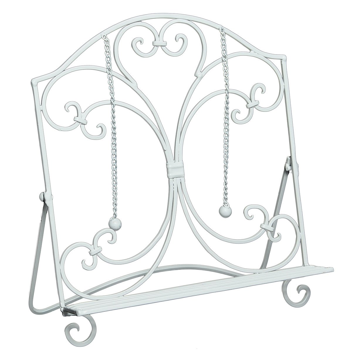 Cookbook stand - white
