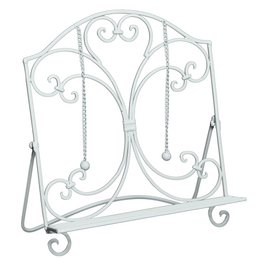 Cookbook stand - white
