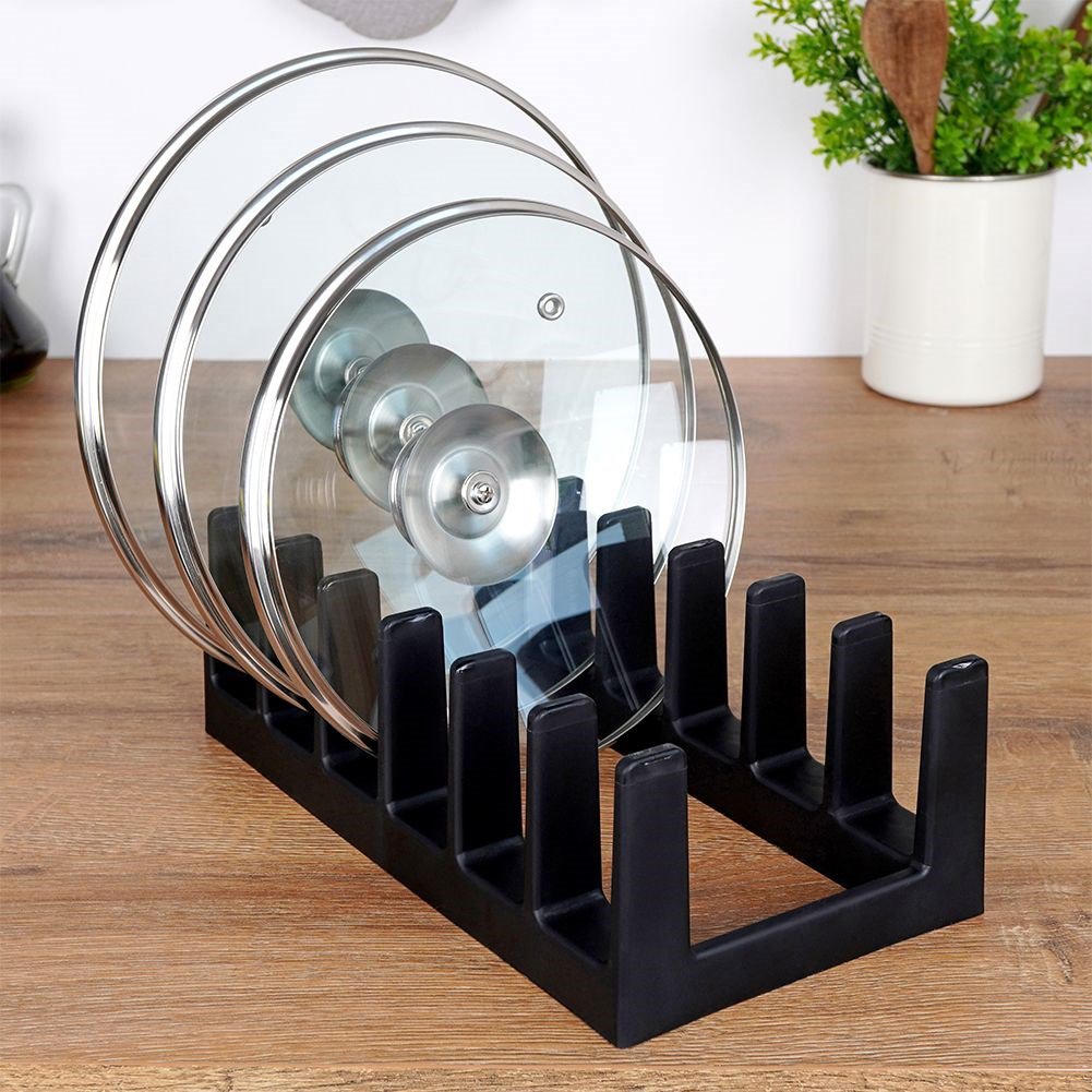 Lid and plate organizer rack plastic 28x15x9cm