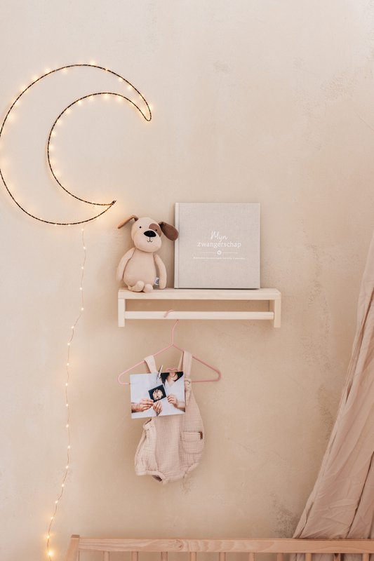Fyllbøger Min graviditetsdagbog - Linen Beige