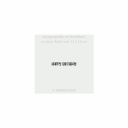 Stempel: Happy Birthday