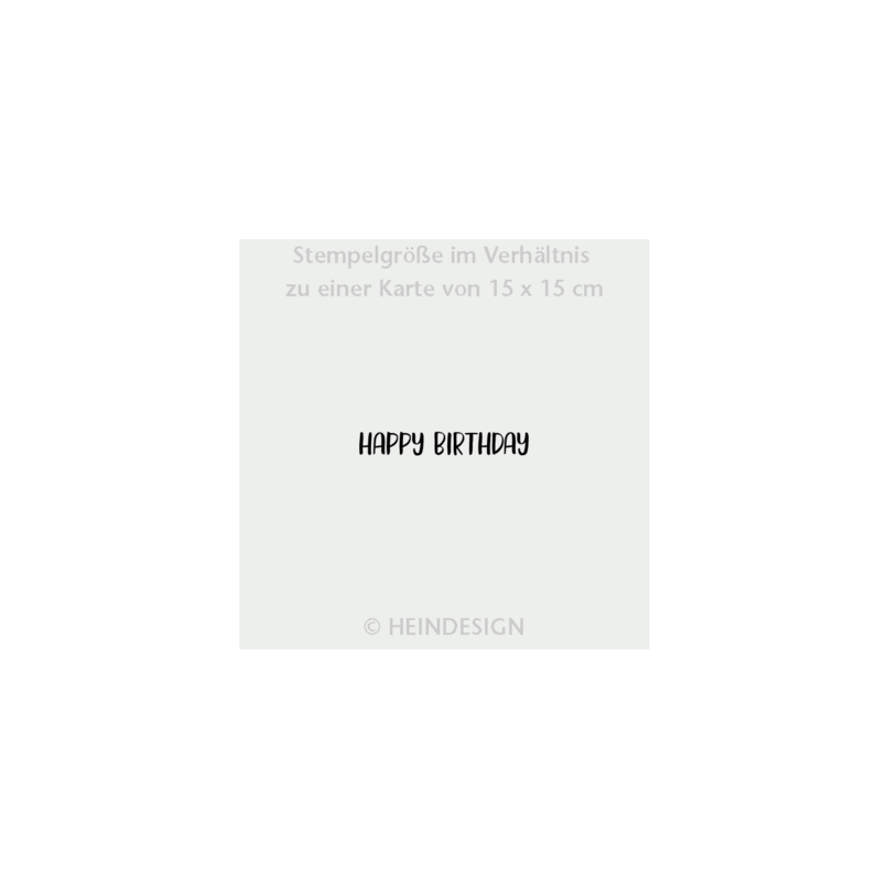 Stempel: Happy Birthday