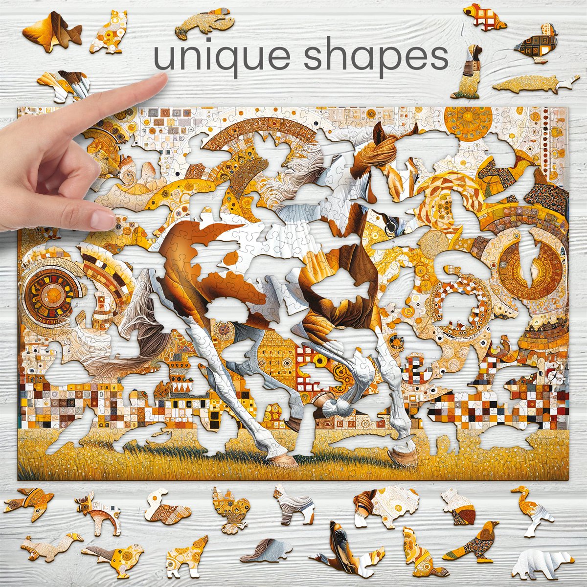 Puslespil - Elegant hest