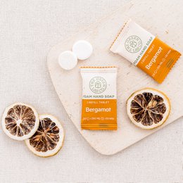 Refill set hand soap tablets - Bergamot & Vanilla