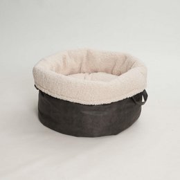 Hundekörbchen Shopper Little Basket Saddle graphit