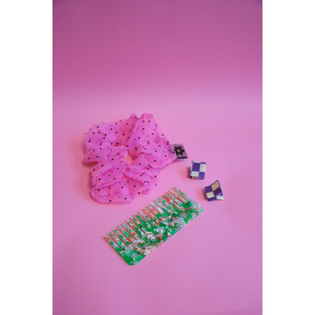 Polka Dot Scrunchie