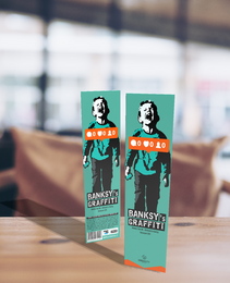 Banksy "Soft-Touch" Bookmark - Nobody Likes Me