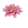METAL PINK ZINNIA FLOWER