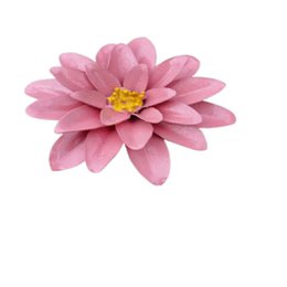 ROSA ZINNIA-BLUME AUS METALL