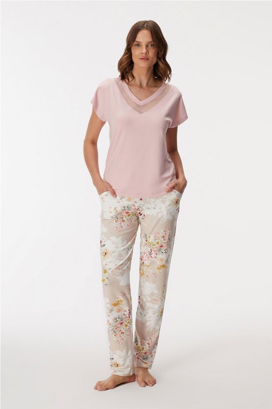 Blossom 11354 Frauen-T-Shirt & Hosen-Set