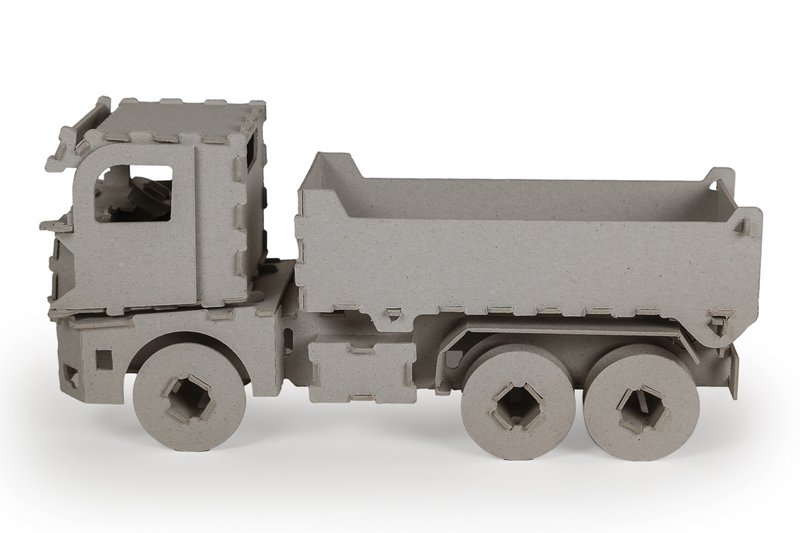 Big Truck Car, juguete de cartón para construcción, bricolaje, 3D, 5+, regalo