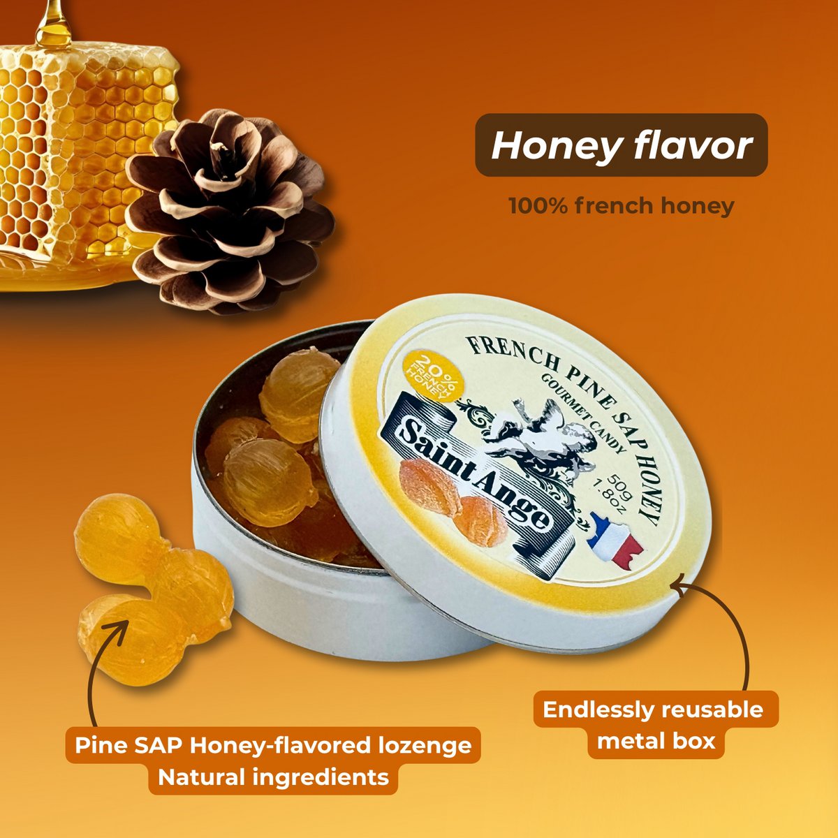 Holy Angel Honey Pine sap