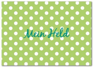 Postkarte "Mein Held"