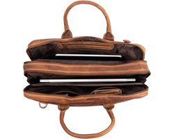 Arrigo Laptoptas 17 inch Cognac