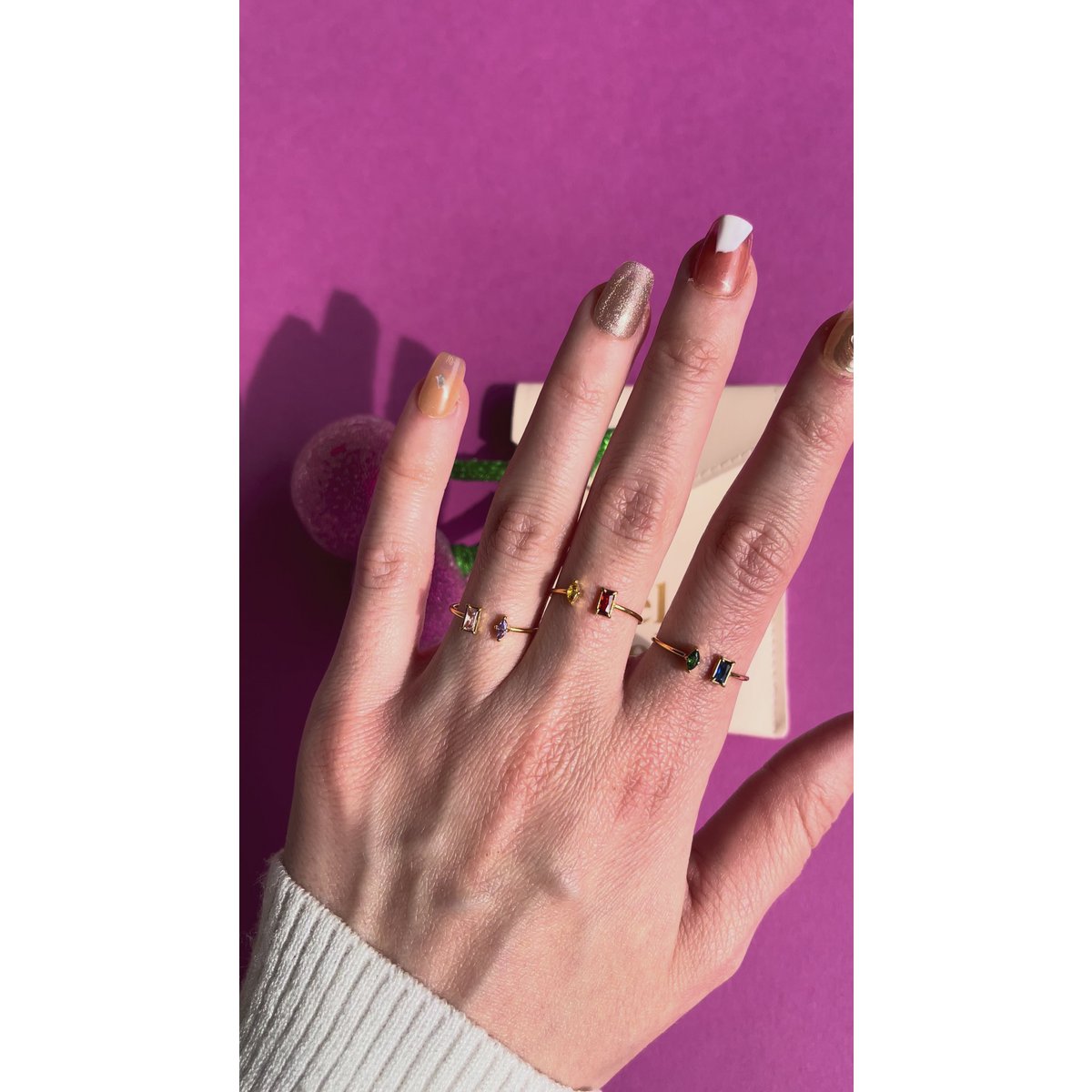 Niall - Vintage Cluster Ring Gold