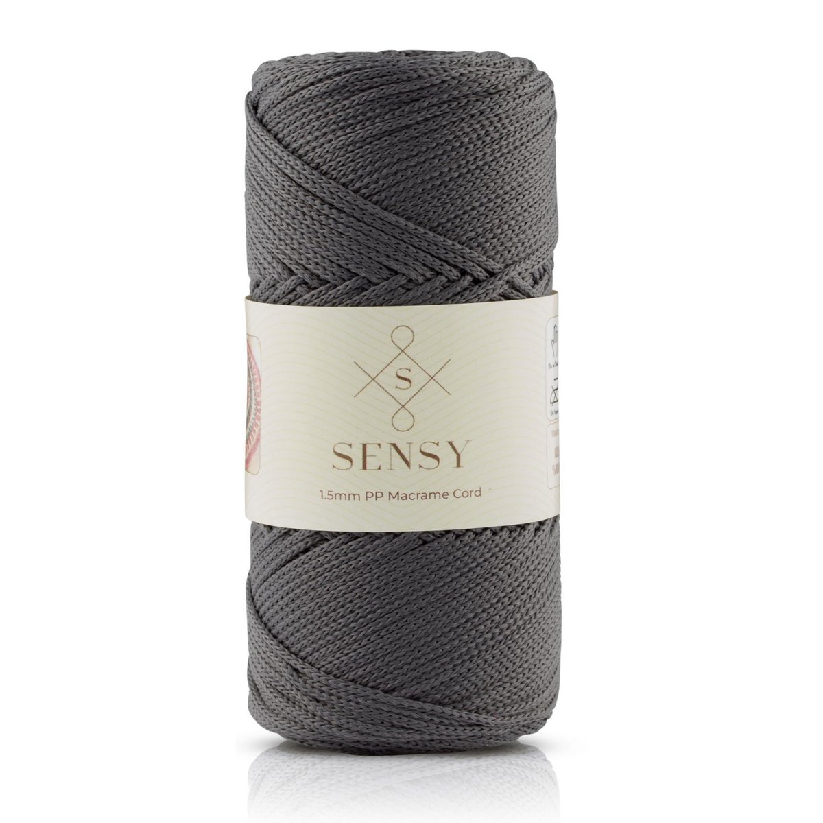 Cordoncino macramè Sensy Premium da 1,5 mm - 164 iarde, 100% poliestere