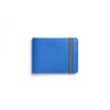 Hellblaue minimalistische Geldbörse
