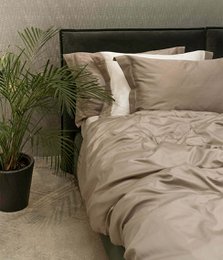 Satin-Bettlaken Mandel