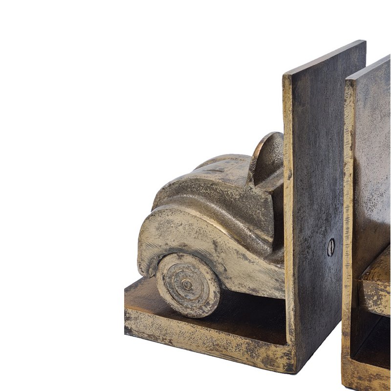 Bookend - Samochód - Antyczne Złoto