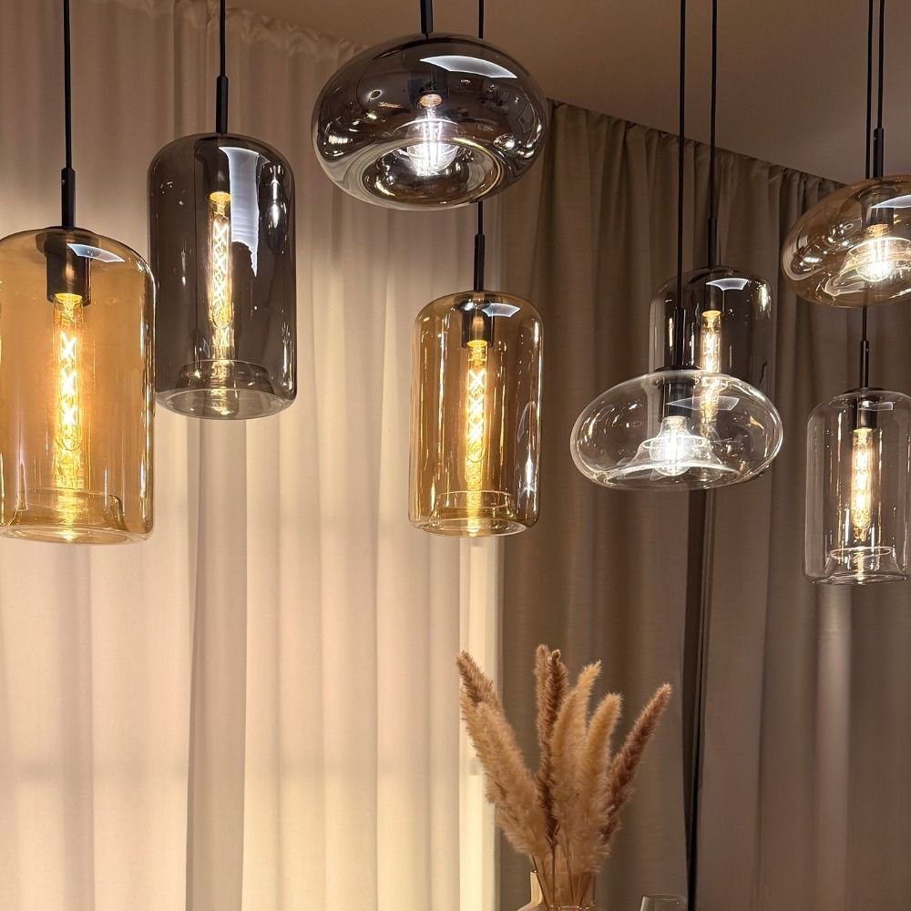 s.LUCE Cruet glass pendant luminaire Up & Low