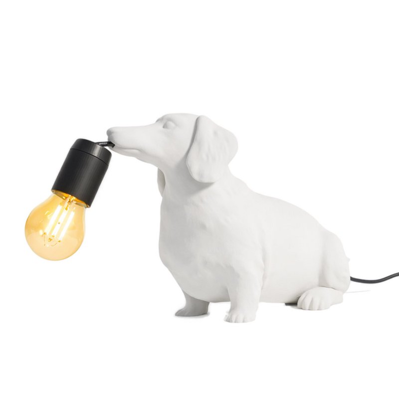 Lampada da tavolo di bassotti
