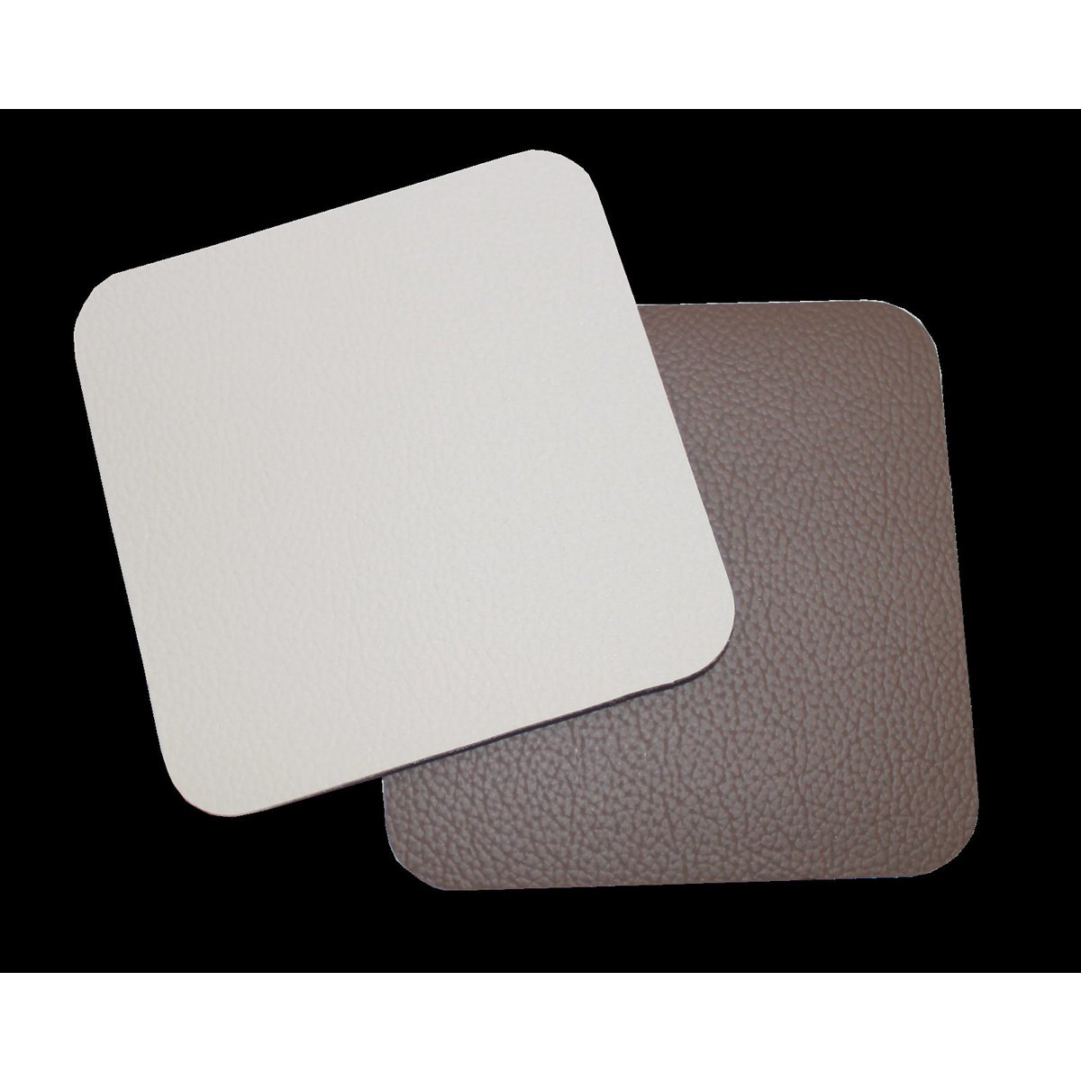 Lunar onderzetters Mocca/White | 10 x 10 cm