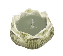 New In! Lotus shaped Tealight Holder - made of Jesmonite