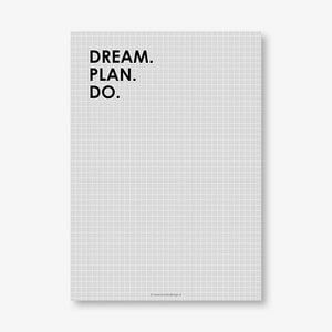 Notizblock - Traum. Planen. Do - A5-Format