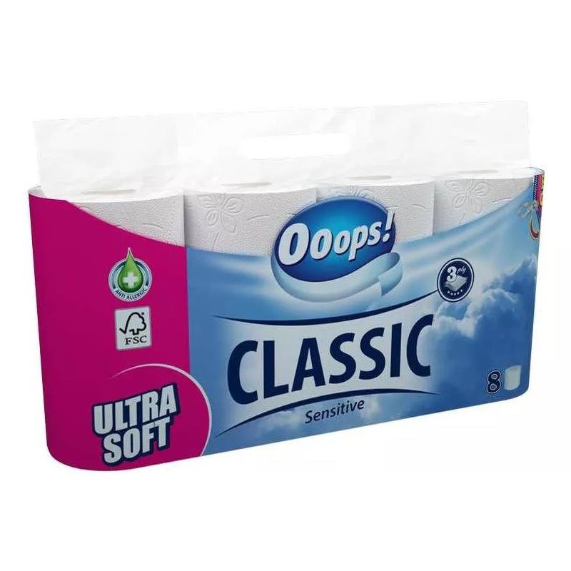 Ups! Papier toaletowy Sensitive 8 rol