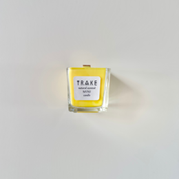 Mini Summer Candle - Sage, Jasmine, Orange & Lavender | Handgegoten soja-was in de pot met een reisgrootte