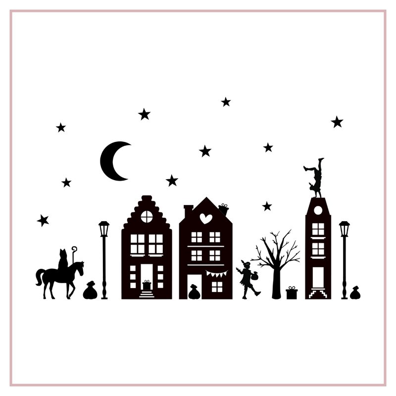 Vinduesmærkater | Sinterklaasstraat 2024