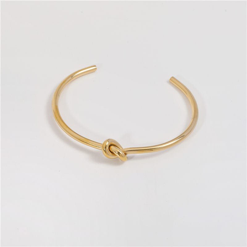 Siler - Knot Cuff Armband Goud
