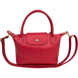 Bolso de Mano Piel Italiana con Asas Cortas y Solapa 58070
