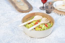 Ensalada de ensalada y ensalada blanca y ensalada de mango