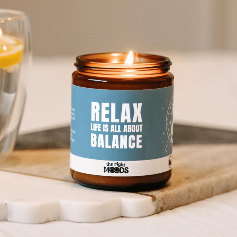 Gavelys – RELAX MOOD – Duftende håndlavet sojavoks