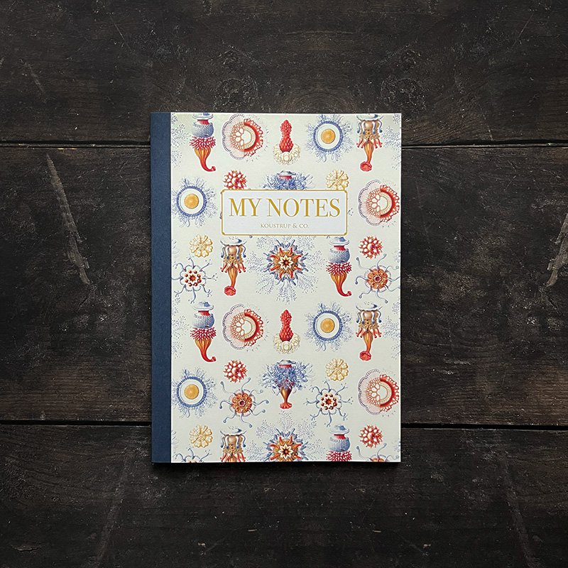 Note Booklet - Haeckel 4 pattern