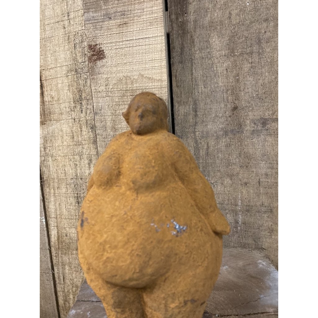 Stojąca kobieta żeliwna, 16x11x24cm, 3kg