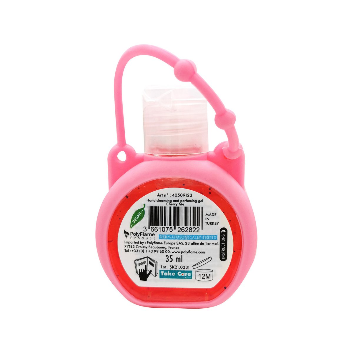 SUPER CUTE cleansing hand gel with silicone case 35 ml
