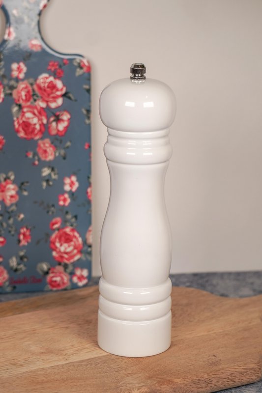 Salz- und Pfeffermühle 21,5 cm in der Farbe Weiß Isabelle Rose
