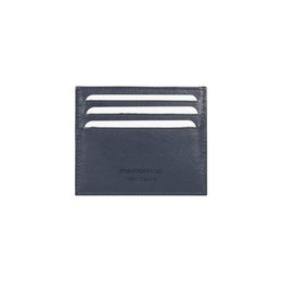 RB12016D | Kreditkortholder i ægte fuldnarvet læder, med let narvning. Blå farve RFID beskyttelse. Mål: 10 x 8 x 0,5 cm. Emballage: Bund/låg gaveæske
