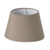 Home Sweet Home Largo ovale stoffen lampenkap - taupe