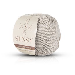 Sensy Premium Natural Baby Cotton 100% filato di cotone morbido per lavoro a maglia e uncinetto Amigurumi