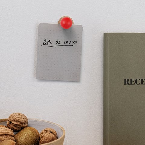 hop - memo holder with magnetic support - 4 colors