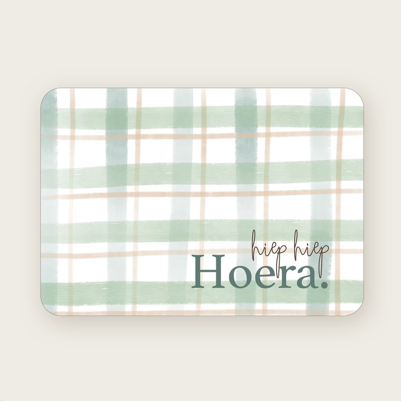 Cartolina (a6) finestra maschi hip hurray