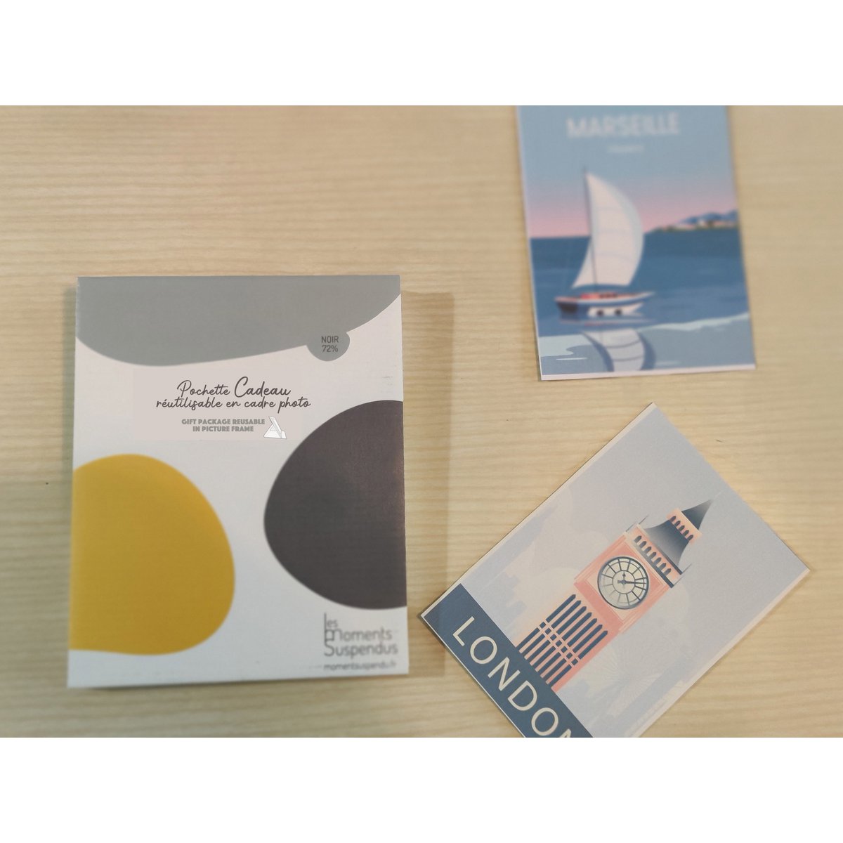 Reusable gift pouch in photo frame ©