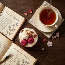 LAVURI Black Forest Cherry – Handmade Dessert Candle