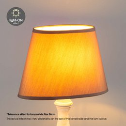 Home Sweet Home Lampshade Largo oval taupe - W:24xD:14xH:16cm
