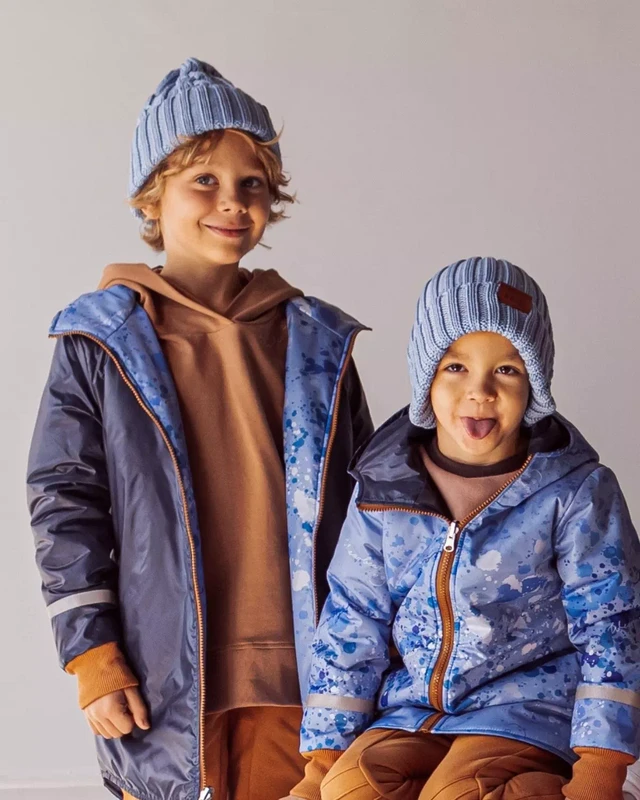 Cappello Merino Lavorato A Coste Azzurro