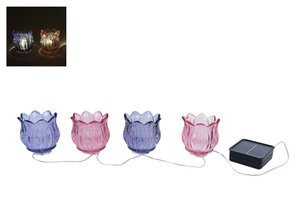 Leichte Kabel lila/rosa 35x15x7cm