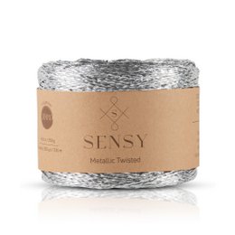 Sensy Premium 350 iarde % 100 filato ritorto metallizzato poliestere